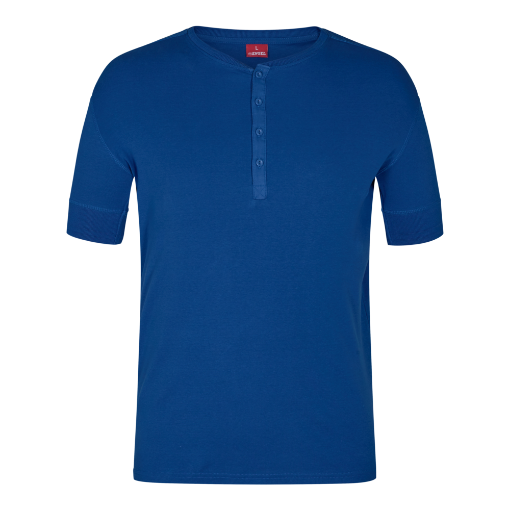 Engel Grandad kurzarm Shirt, Größe: XS, Farbe: Surfer Blue 9256-565-737  