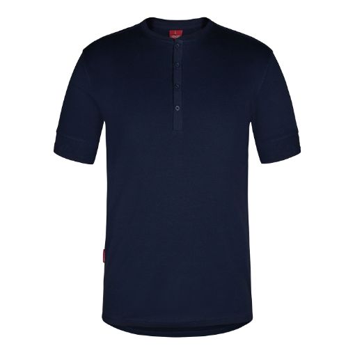 Engel Grandad kurzarm Shirt, Größe: S, Farbe: Blue Ink 9256-565-165  