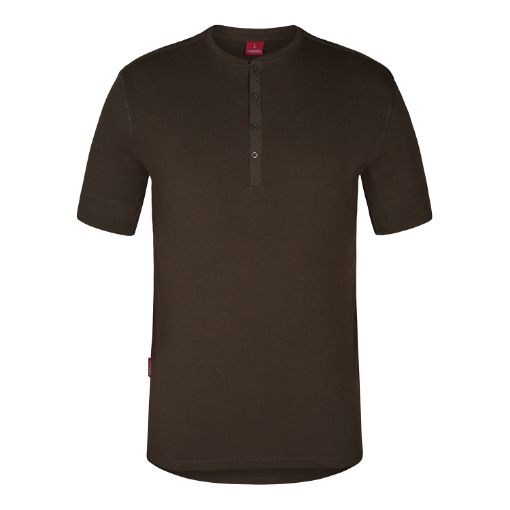 Engel Grandad kurzarm Shirt, Größe: M, Farbe: Forest Green 9256-565-53  