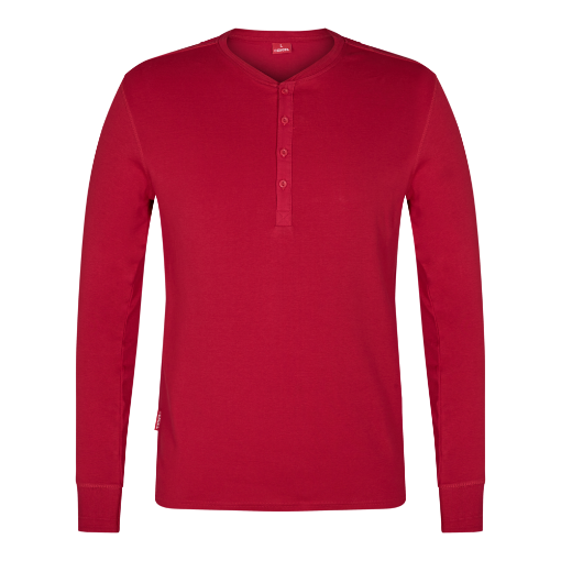 Engel Grandad langarm Shirt, Größe: M, Farbe: Tomatenrot 9257-565-757  