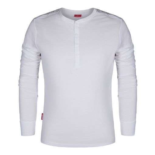 Engel Grandad langarm Shirt, Größe: XL, Farbe: Weiss 9257-565-3  