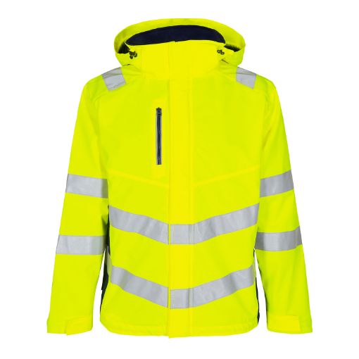 Engel Shell Jacke, Größe: 4XL, Farbe: Gelb/Blue Ink 1146-930-38165  