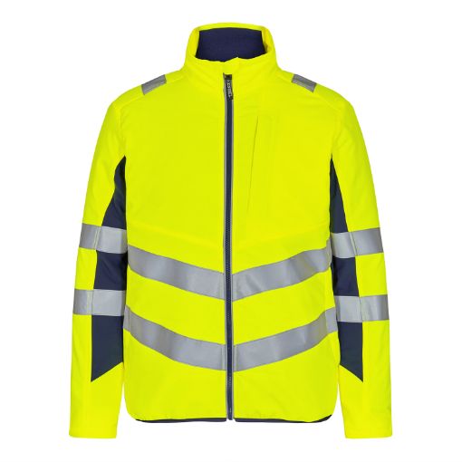 Engel Steppjacke, Größe: 4XL, Farbe: Gelb/Blue Ink 1159-158-38165  