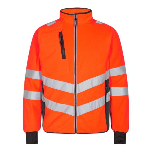 Engel Fleece Jacke, Größe: XL, Farbe: Orange/Anthrazitgrau 1192-236-1079  