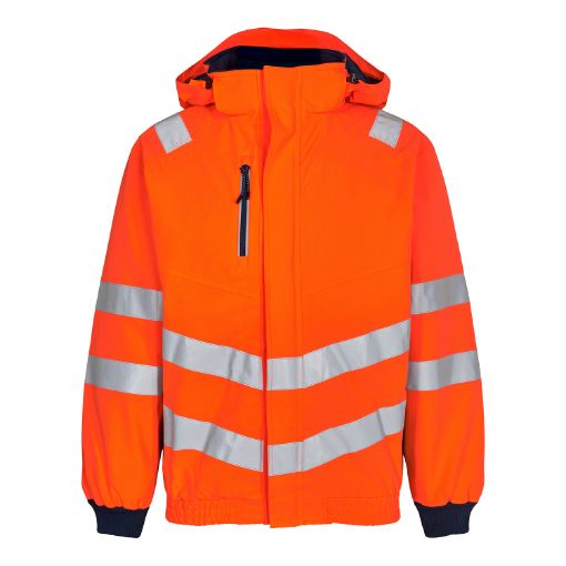 Engel Pilotjacke, Größe: 6XL, Farbe: Orange/Blue Ink 1246-930-10165  