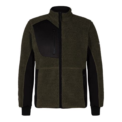 Engel Fazerpelzjacke, Größe: L, Farbe: Forest Green/Schwarz 1362-298-5320  