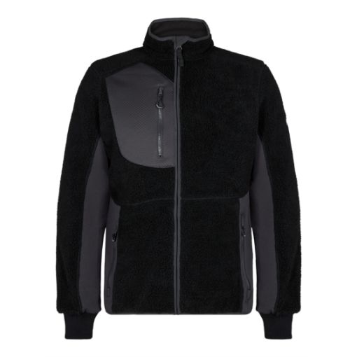 Engel Fazerpelzjacke, Größe: 3XL, Farbe: Schwarz/Anthrazitgrau 1362-298-2079  