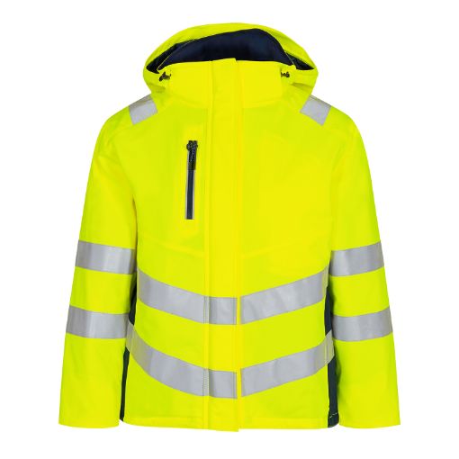 Engel Damen Winterjacke, Größe: XL, Farbe: Gelb/Blue Ink 1943-930-38165  