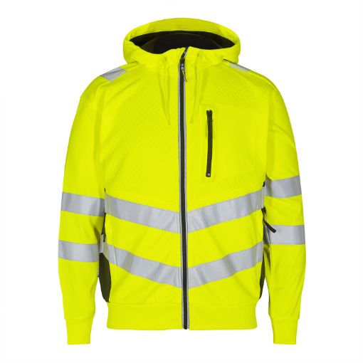 Engel Sweatcardigan, Größe: 4XL, Farbe: Gelb/Schwarz 8025-241-3820  