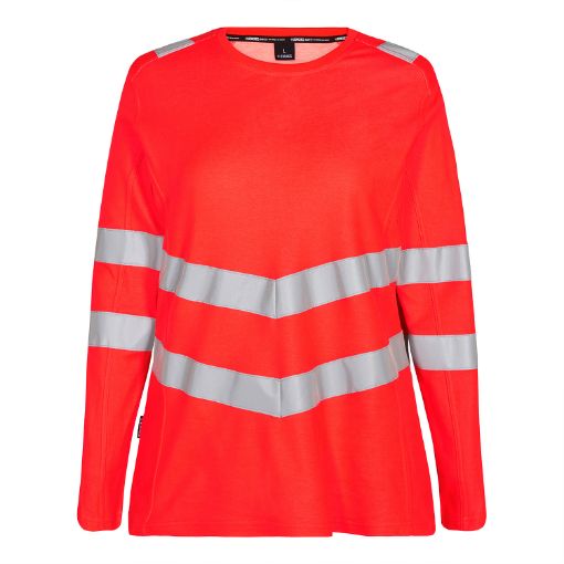 Engel Damen T-shirt L/S, Größe: 2XL, Farbe: Rot 9543-182-47  