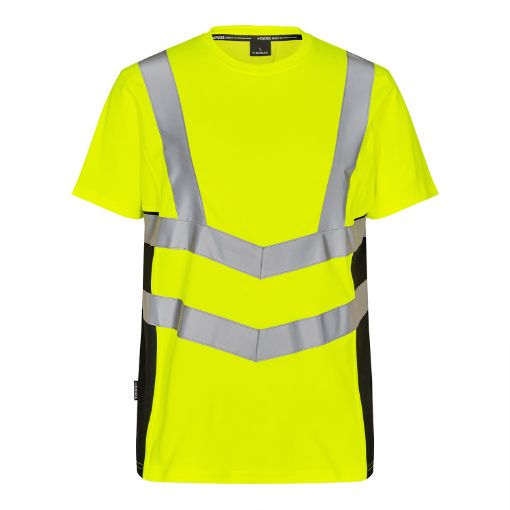 Engel T-Shirt S/S, Größe: L, Farbe: Gelb/Schwarz 9544-182-3820  