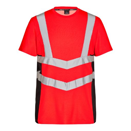 Engel T-Shirt S/S, Größe: XL, Farbe: Rot/Schwarz 9544-182-4720  