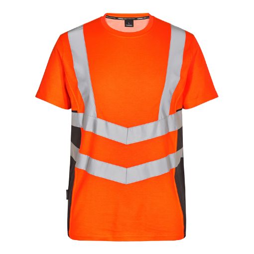 Engel T-Shirt S/S, Größe: 2XL, Farbe: Orange/Anthrazitgrau 9544-182-1079  
