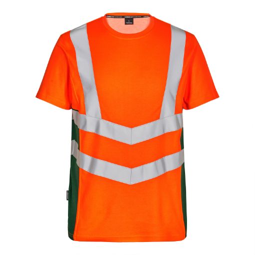 Engel T-Shirt S/S, Größe: 4XL, Farbe: Orange/Grün 9544-182-101  