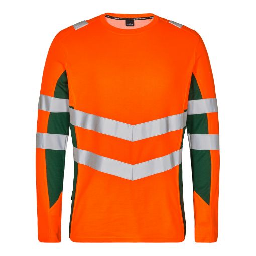 Engel Langarm-Shirt, Größe: 2XL, Farbe: Orange/Grün 9545-182-101  