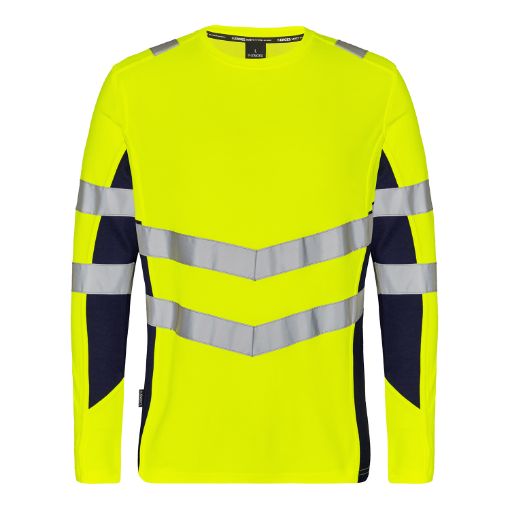 Engel Langarm-Shirt, Größe: 6XL, Farbe: Gelb/Blue Ink 9545-182-38165  