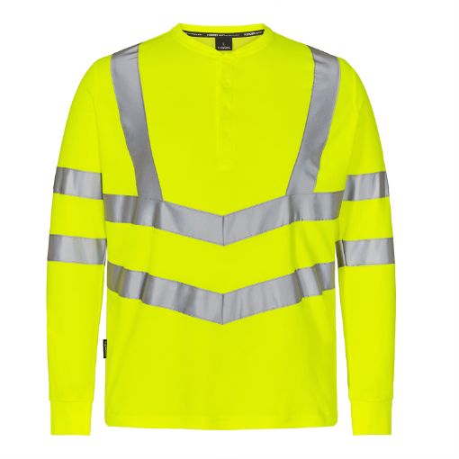 Engel Grandad T-shirt L/S, Größe: S, Farbe: Gelb 9548-182-38  