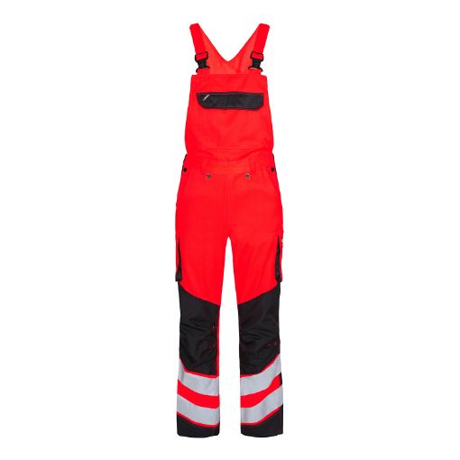 Engel Latzhose, Größe: 90, Farbe: Rot/Schwarz 3545-319  