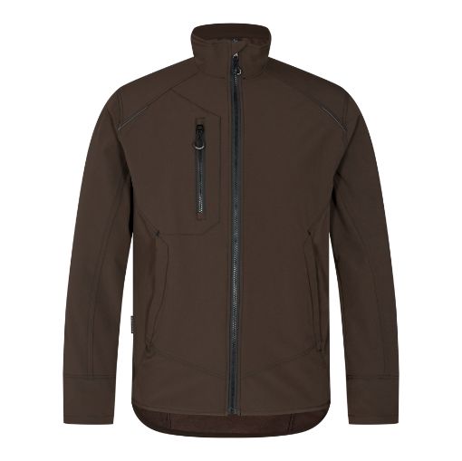 Engel Arbeitsjacke mit 4-Wege Stretch, Größe: 2XL, Farbe: Mokkabraun 1366-317-167  