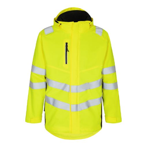 Engel Shell Parka-Jacke, Größe: XS, Farbe: Gelb/Schwarz 1145-930-3820  