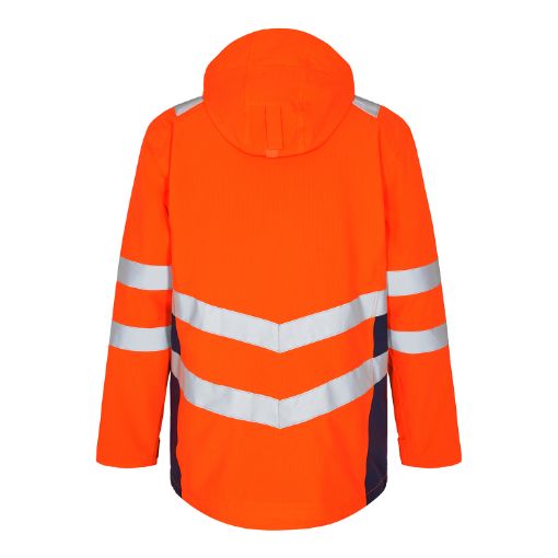 Engel Shell Parka-Jacke, Größe: M, Farbe: Orange/Blue Ink 1145-930-10165  