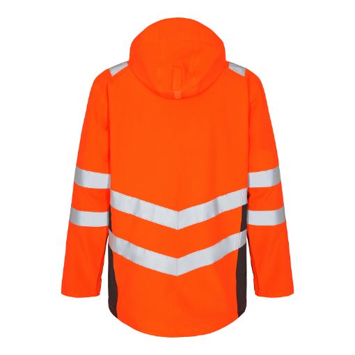 Engel Shell Parka-Jacke, Größe: 3XL, Farbe: Orange/Anthrazitgrau 1145-930-1079  