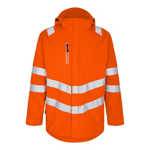 Engel Shell Parka-Jacke, Größe: 4XL, Farbe: Orange 1145-930-10  