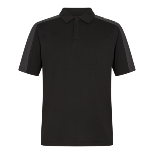 Engel Polo-Shirt, Größe: M, Farbe: Schwarz/Anthrazitgrau 9811-141-2079  