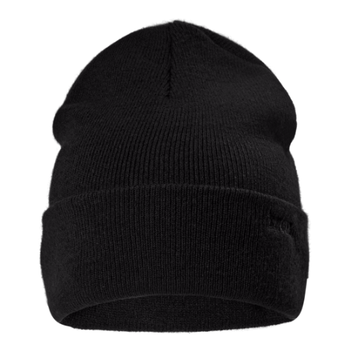 Engel Strickmütze mit umgeschlagenem Rand, Größe: One Size, Farbe: Schwarz 9092-21-20  