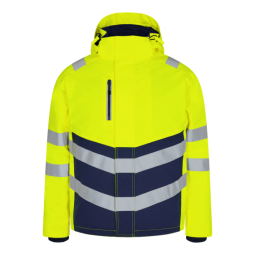 Engel Safety Winterjacke, Größe: M, Farbe: Gelb/Blue Ink 1948-930-38165  