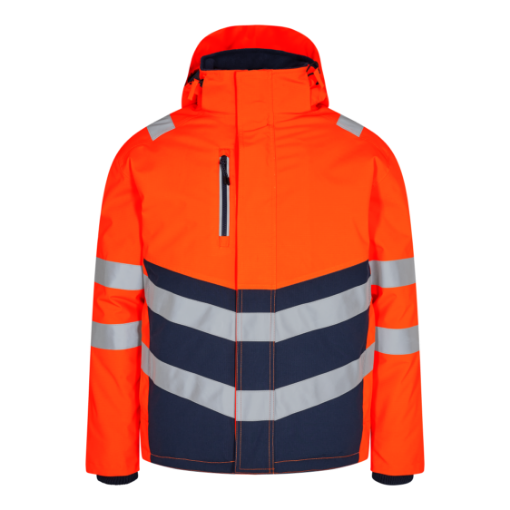 Engel Safety Winterjacke, Größe: 5XL, Farbe: Orange/Blue Ink 1948-930-10165  