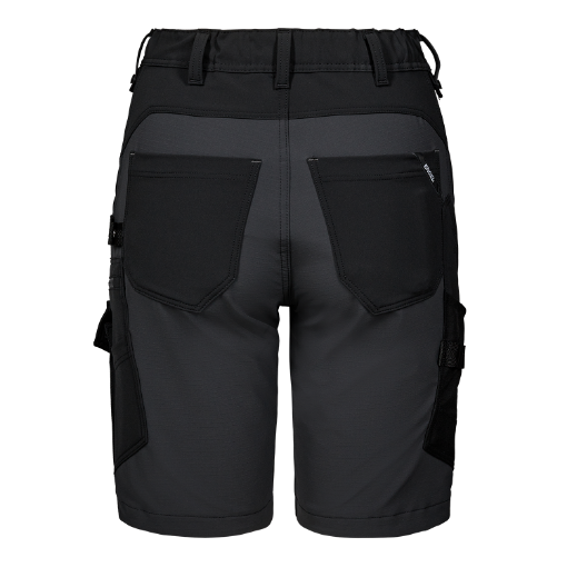 Engel Damen Short mit 4-Wege Stretch, Größe: 42, Farbe: Schwarz/Anthrazitgrau 6341-234-2079 4-Wege Ripstop in Kontrastfarbe 
