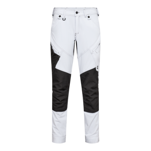Engel Arbeitshose mit 4-Wege Stretch, Größe: 46, Farbe: Weiss 2366-417-3 Knietaschen mit Cordura-Verstärkung 