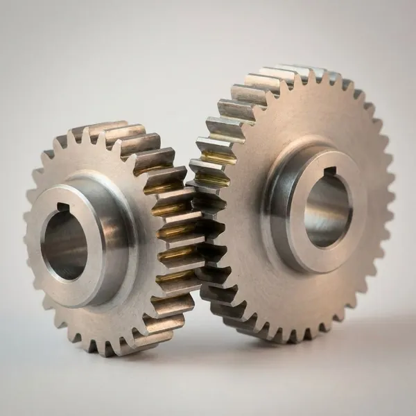 Industriegetriebe Zahnrad-Closeup